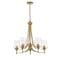 Z-Lite Joliet 5 Light Chandelier, Olde Brass & Clear 473-5OBR - alternate 4